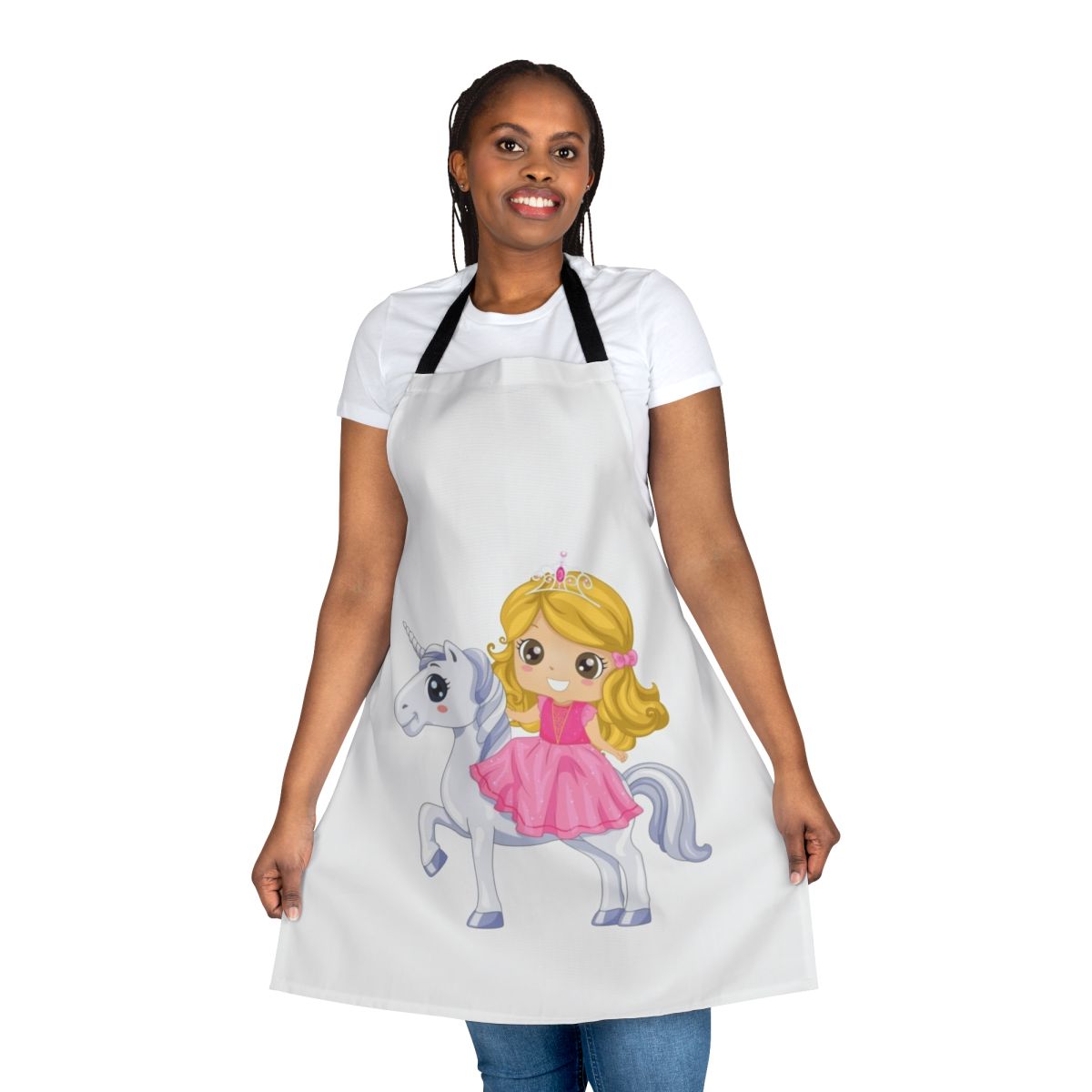 Legendary Animals Fantasy Apron featuring lightning dragon, unicorn, and falcon designs