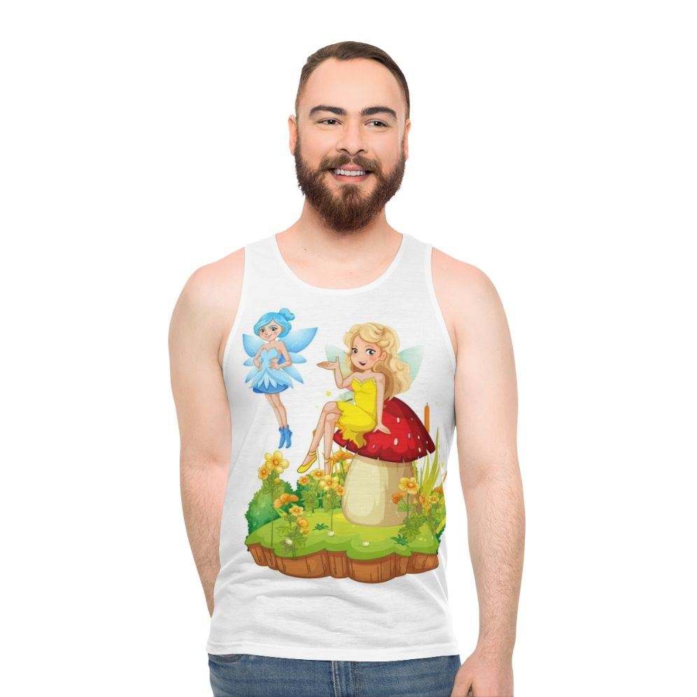Unisex tank top with fantasy legendary animals design