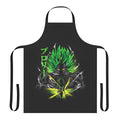 Legendary anime-inspired villain apron with superhero and cosplay design elements