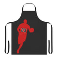 Apron featuring the iconic number 23 and silhouette of basketball legend Michael Jordan