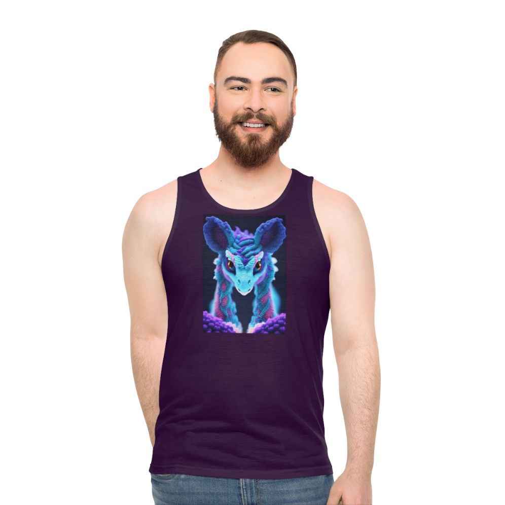 Unisex tank top featuring a magical, majestic legendary creature