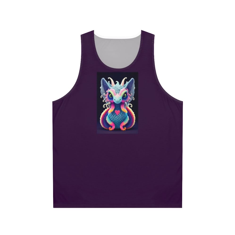 Legendary creature unisex tank top with mythical, fantasy design