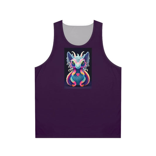 Legendary creature unisex tank top with mythical, fantasy design