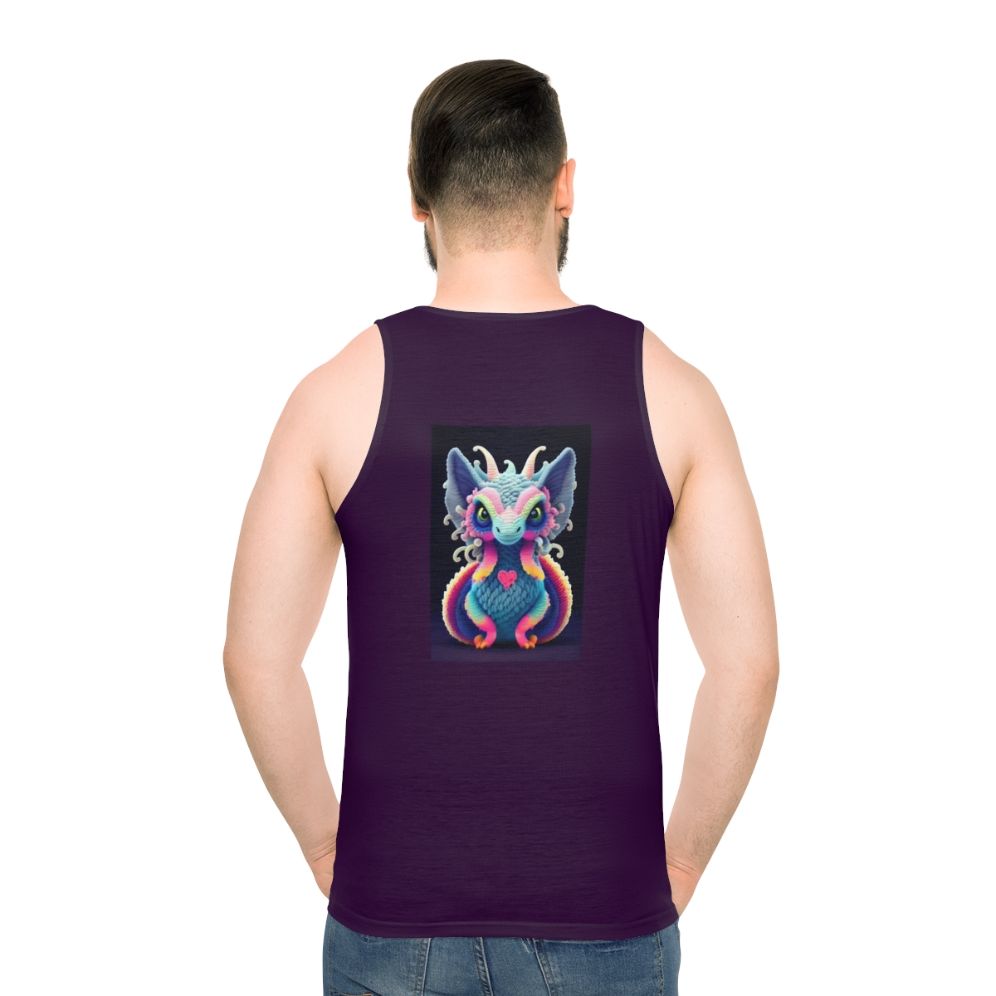 Legendary creature unisex tank top with mythical, fantasy design