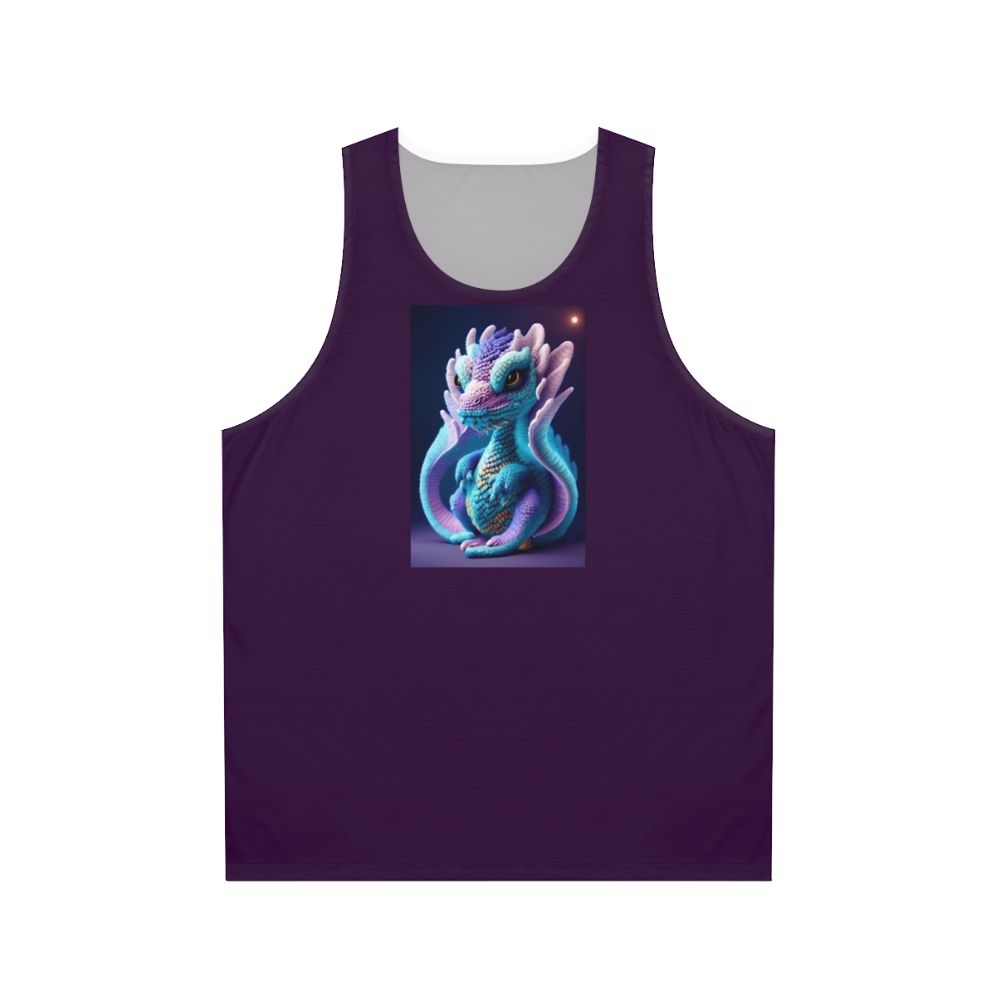 Unisex tank top featuring a detailed legendary creature design