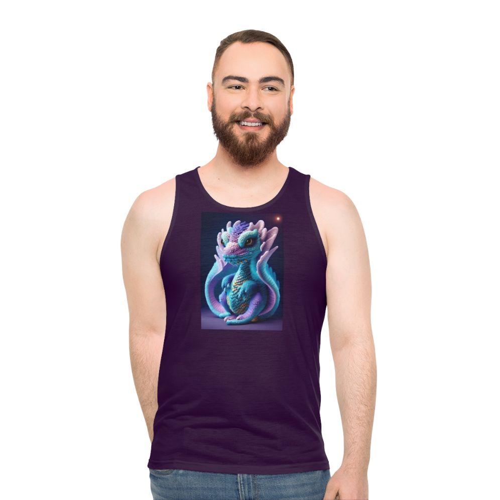 Unisex tank top featuring a detailed legendary creature design
