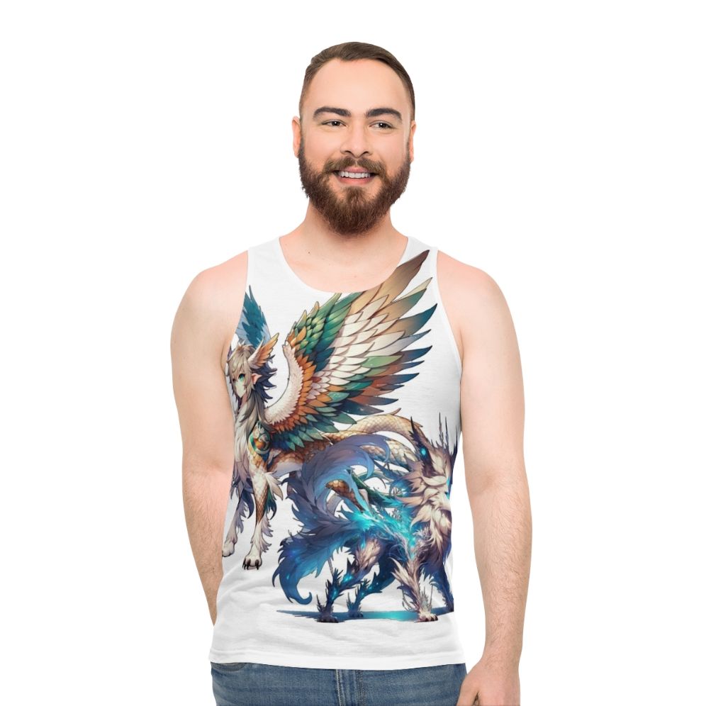 Legendary animals and mythological creatures unisex tank top
