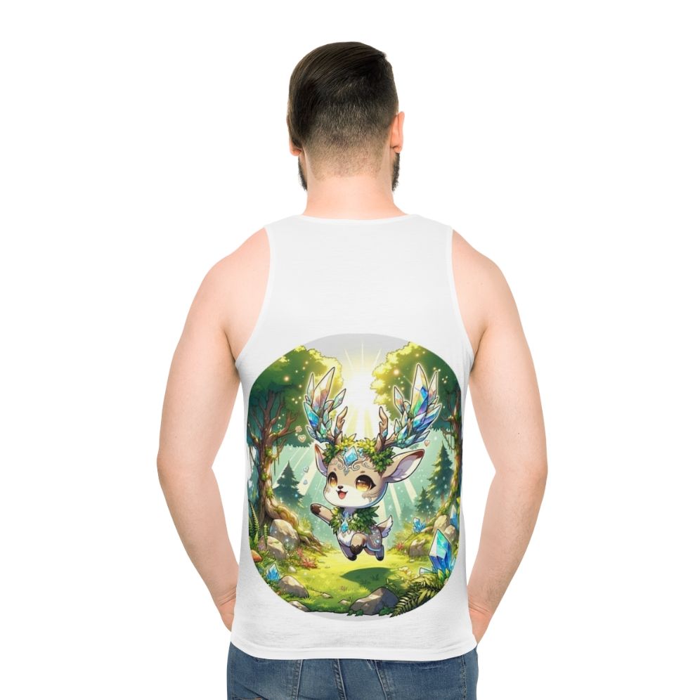Legendary Crystal Forest Deer Unisex Tank Top
