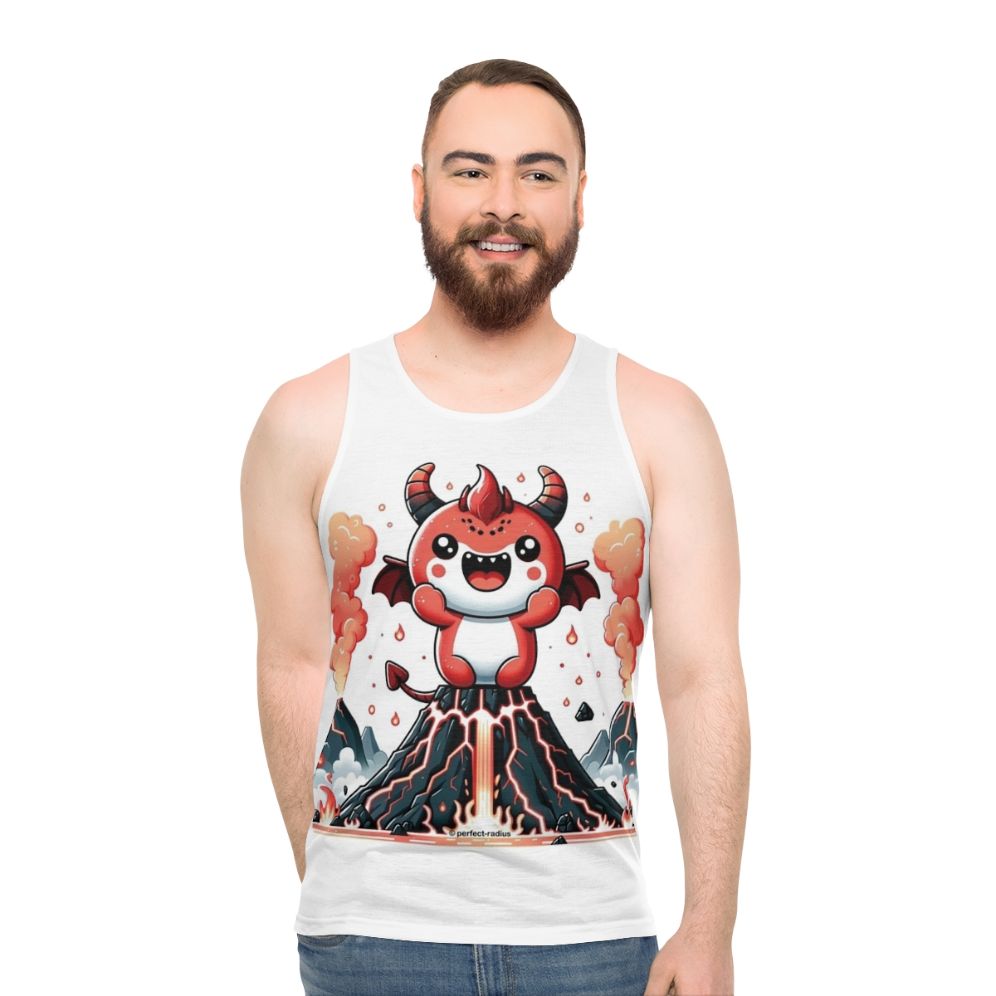Legendary demon animals fantasy unisex tank top