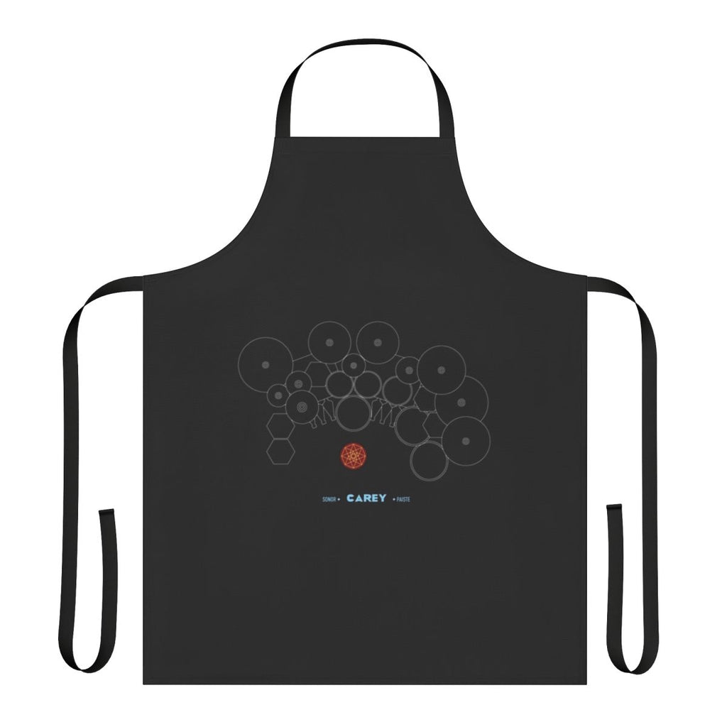 Apron featuring a design inspired by legendary drummer Danny Carey