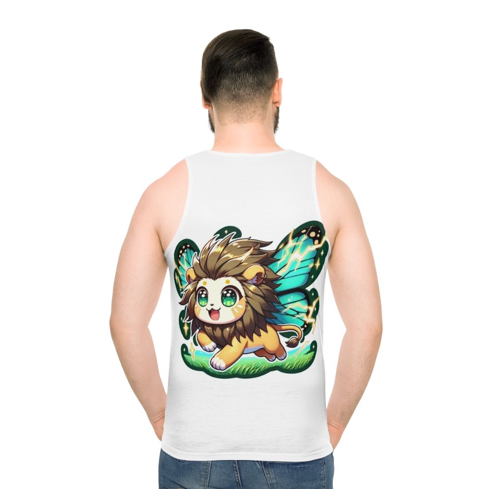 Legendary Electro Butterfly Lion Unisex Fantasy Tank Top