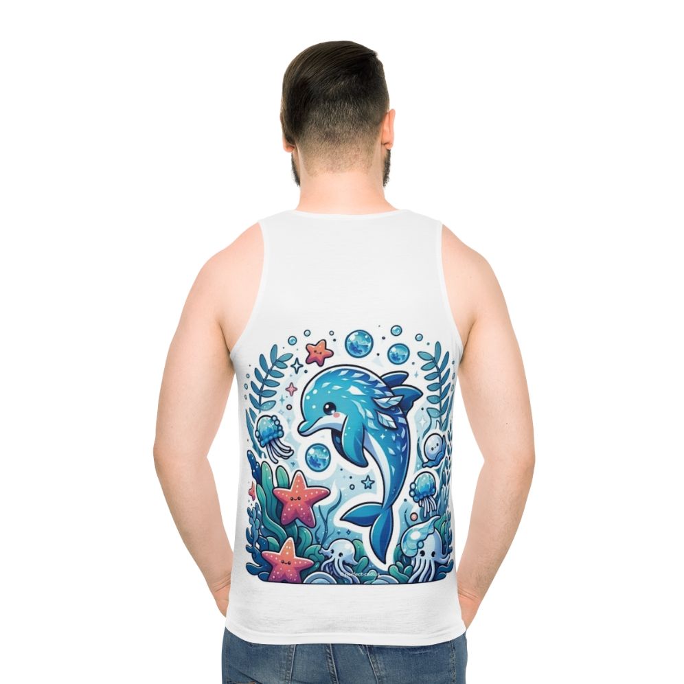Legendary Frostfin Dolphin Unisex Fantasy Tank Top
