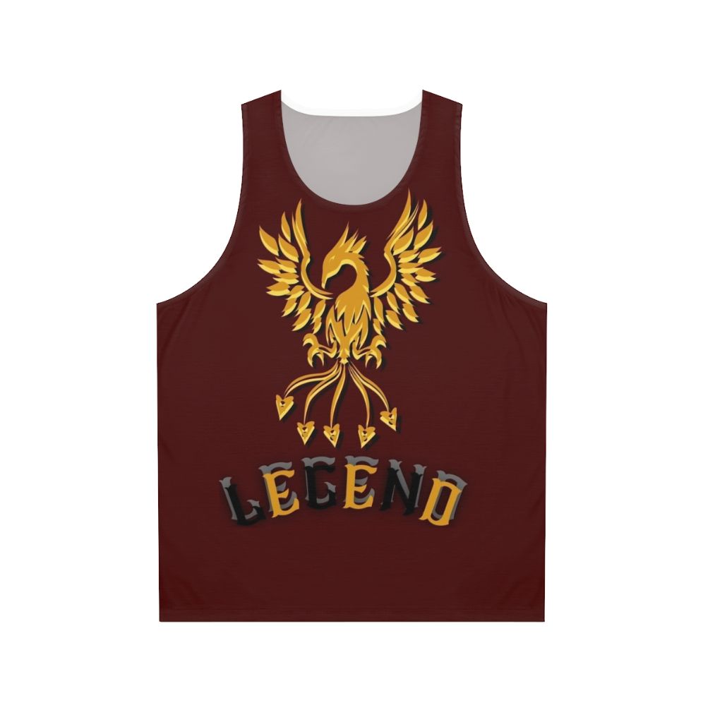 Legendary golden phoenix tank top
