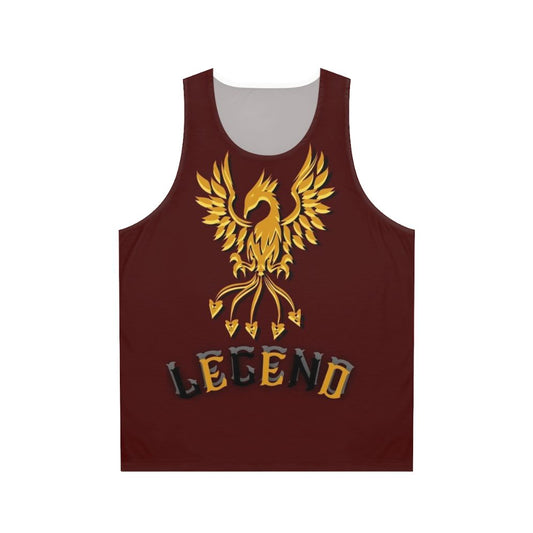 Legendary golden phoenix tank top