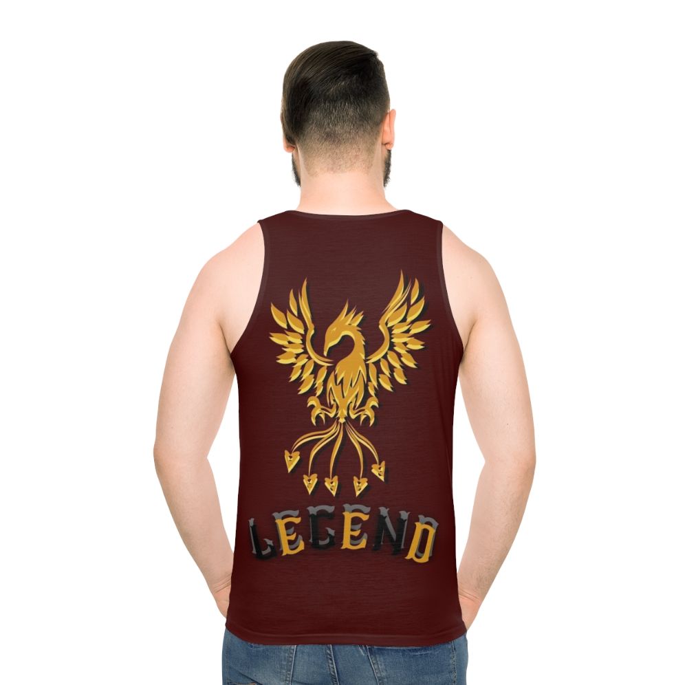 Legendary golden phoenix tank top