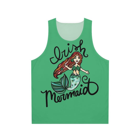 Legendary Irish mermaid unisex tank top