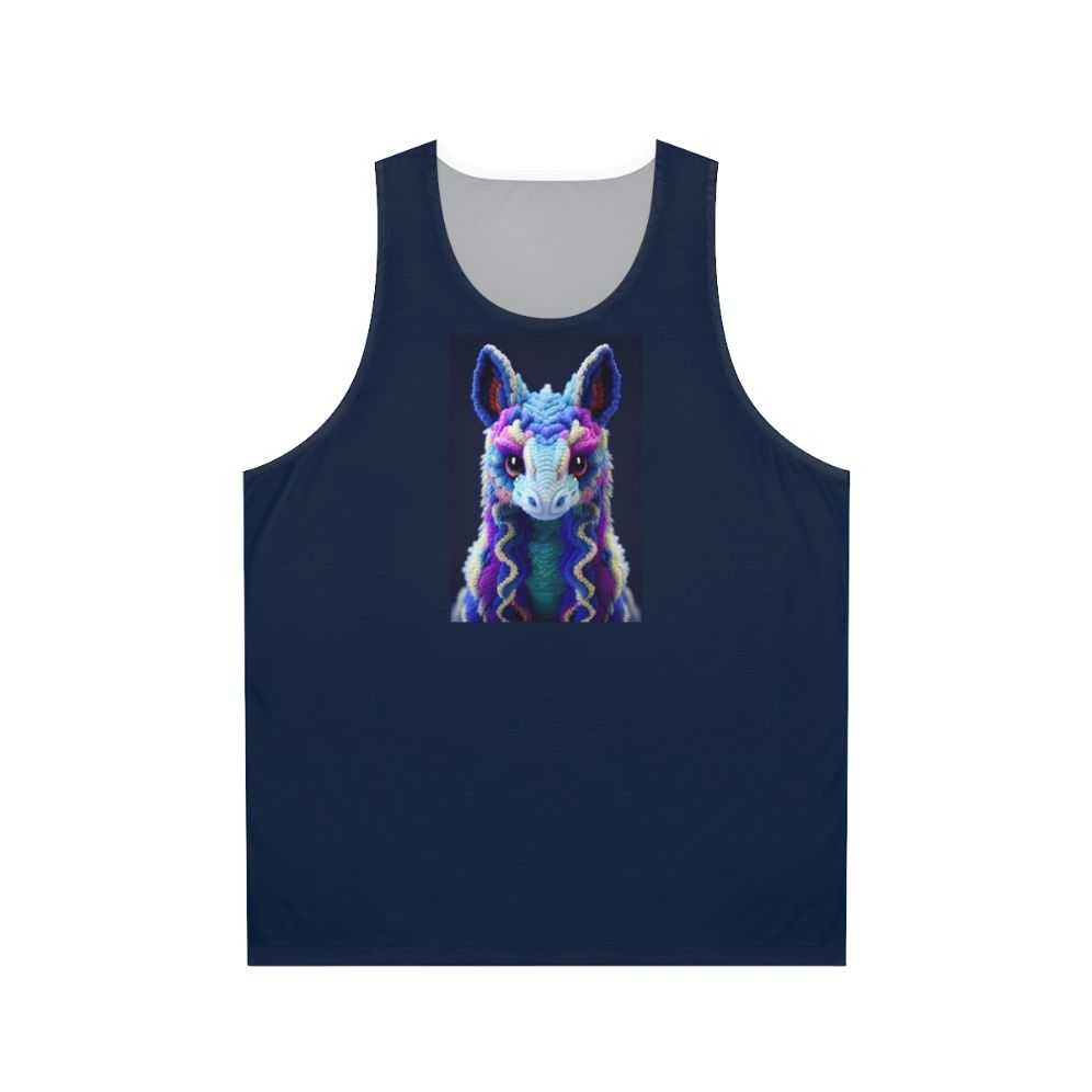 Unisex tank top featuring a fantasy art design of a legendary mythical creature
