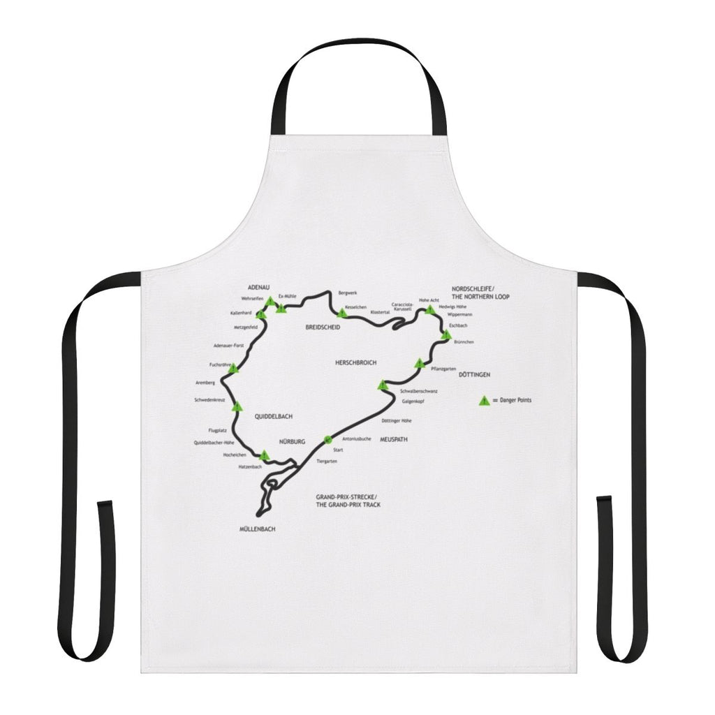 Nürburgring-inspired apron with classic racing design