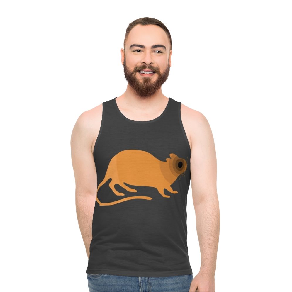 Legendary rat animal unisex tank top