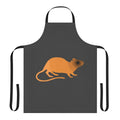 Colorful apron featuring a stylized rat or mouse design, part of the "Legendary Animals" collection