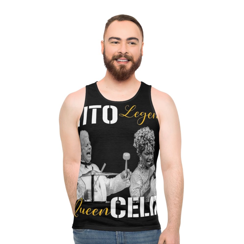Celia Cruz and Tito Puente Unisex Tank Top