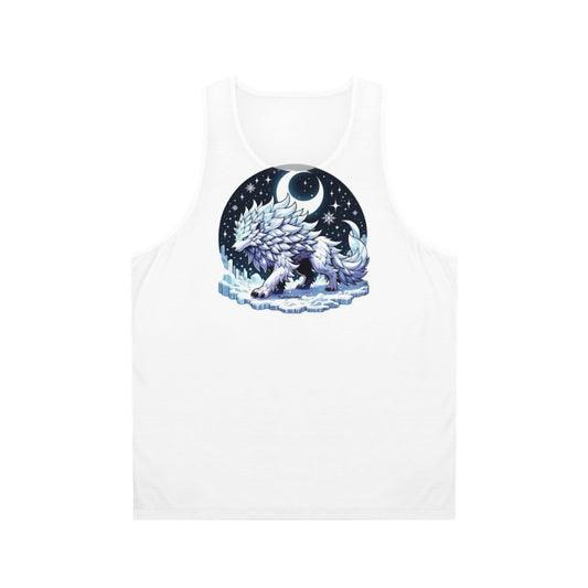 Legendary Silver Frost Wolf Unisex Tank Top