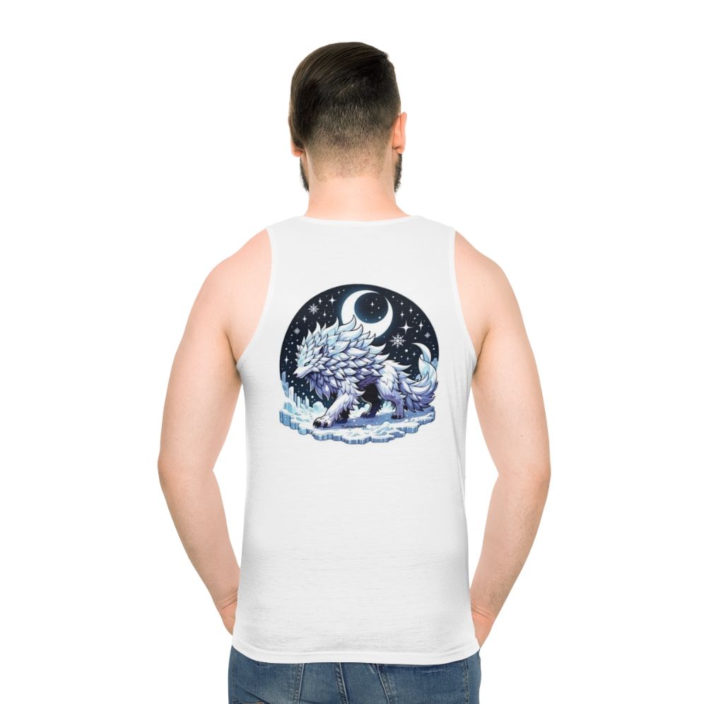 Legendary Silver Frost Wolf Unisex Tank Top