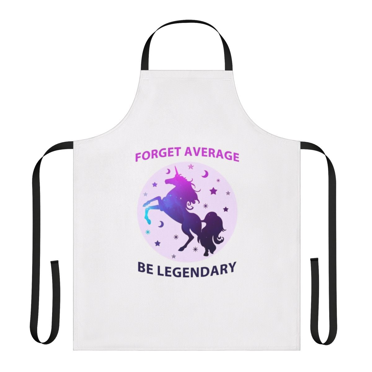 Forget Average, Be Legendary Unicorn Apron