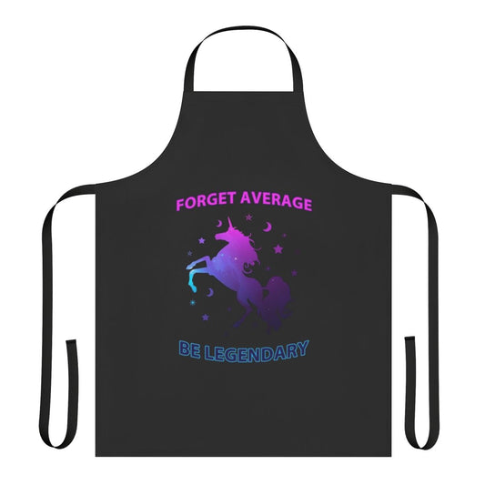 Forget Average, Be Legendary Unicorn Apron
