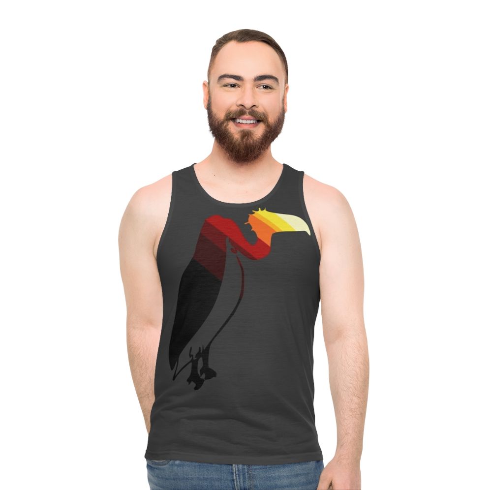 Legendary vulture graphic tank top