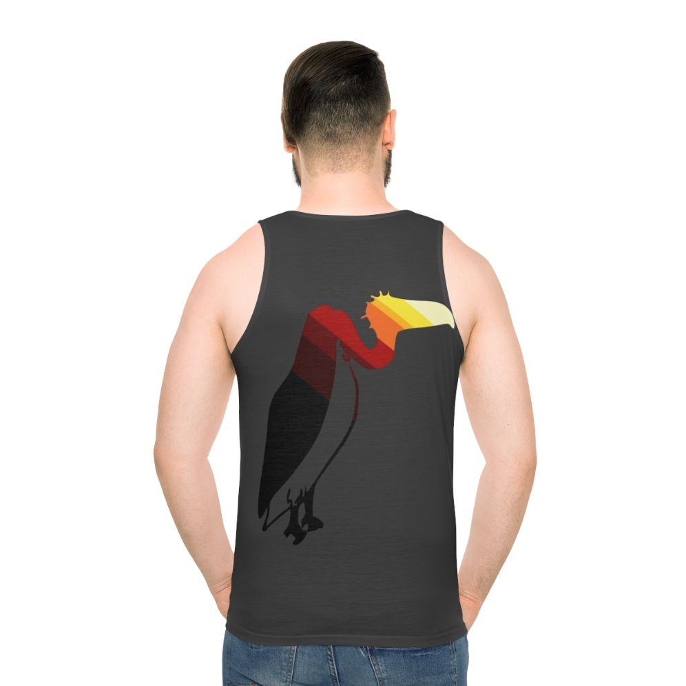 Legendary vulture graphic tank top