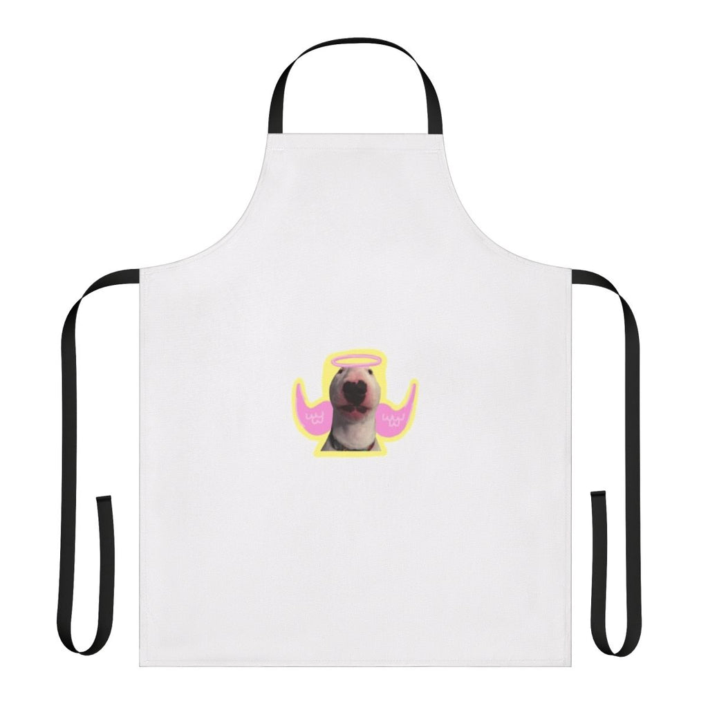 Iconic Walter the Dog design printed on a high-quality apron