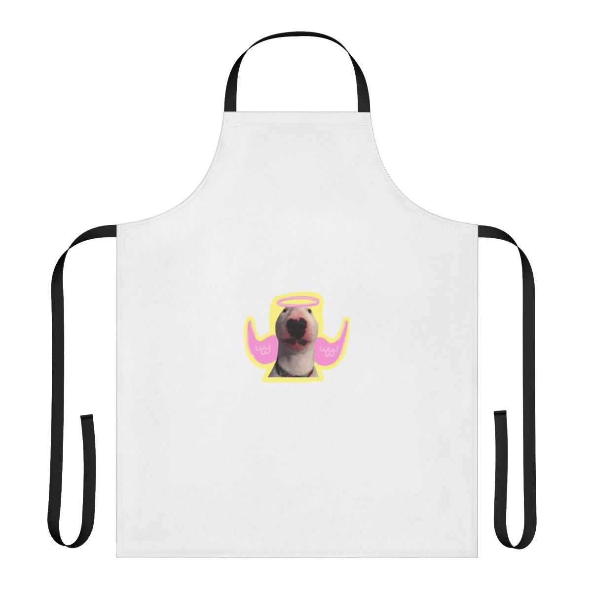 Iconic Walter the Dog design printed on a high-quality apron