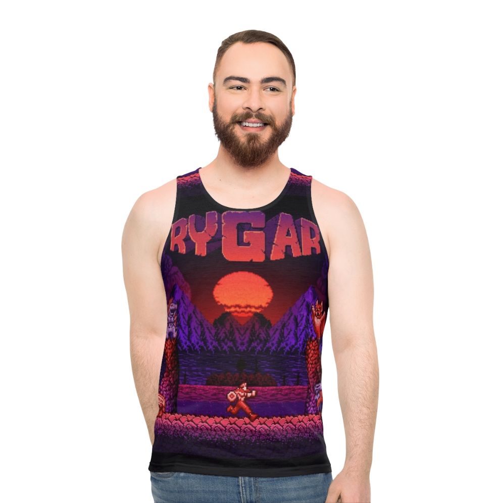 Legendary Warrior Retro Gaming Pixel Art Tank Top