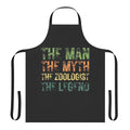 Apron featuring the text "The Man The Myth The Zoologist The Legend"