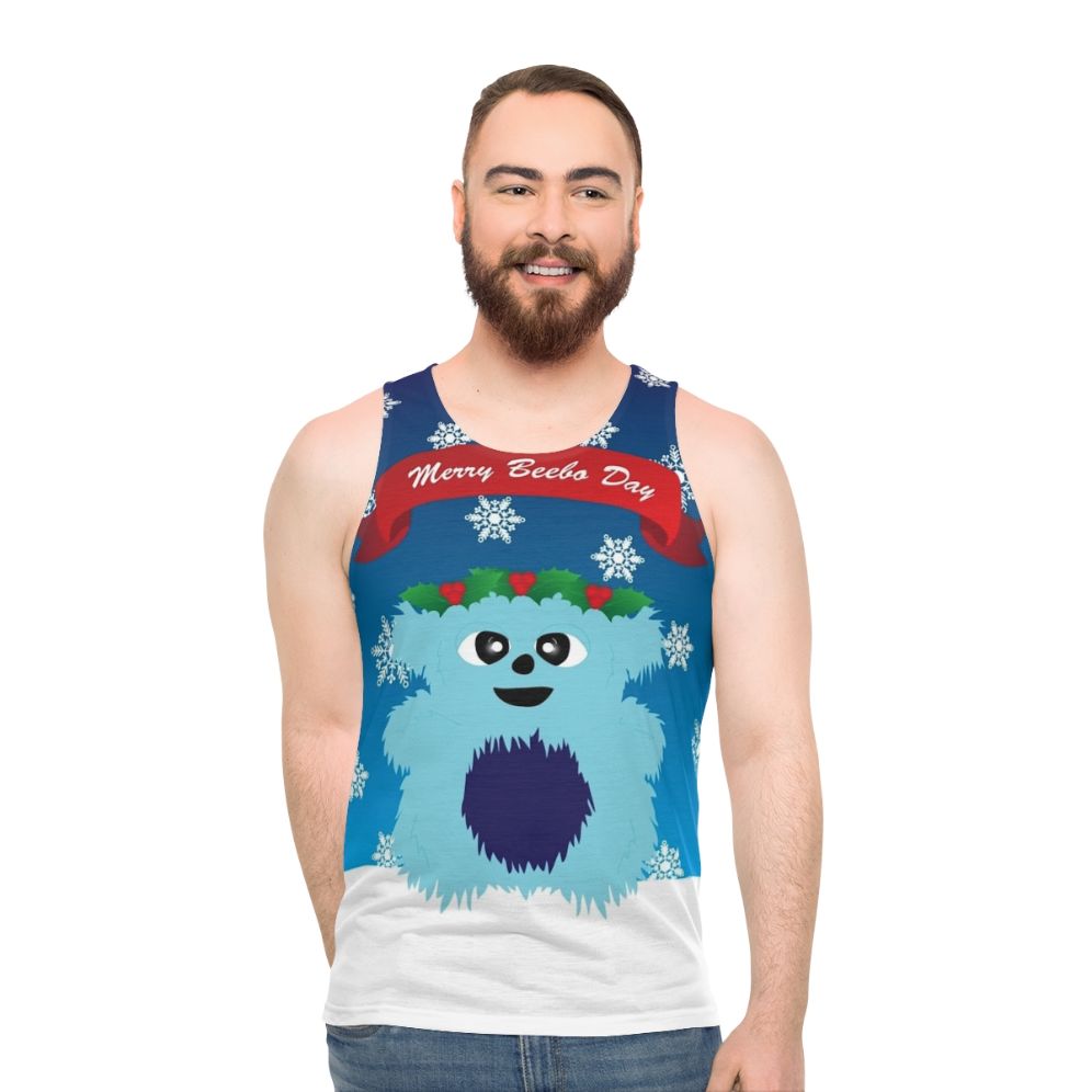 Legends of Tomorrow Beebo Day Unisex Tank Top