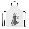 Legoshi-inspired anime apron with wolf design