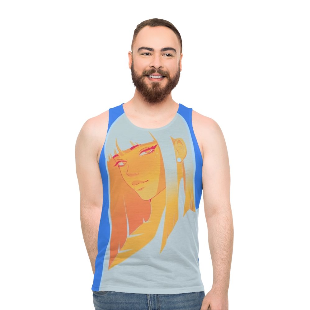 Lemon unisex graphic tank top