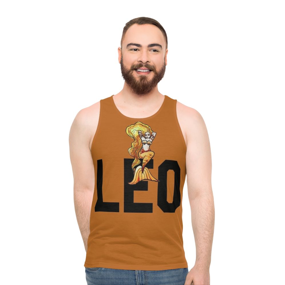 Leo Mermaid Unisex Tank Top