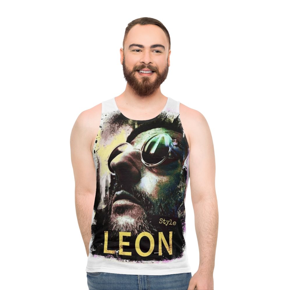 Geeky Leon the Professional Unisex Tank Top