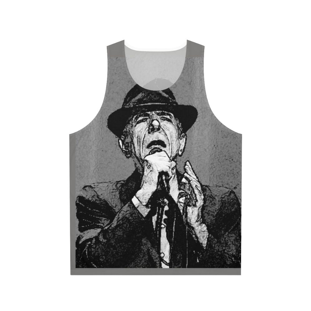Leonard Cohen Unisex Tank Top