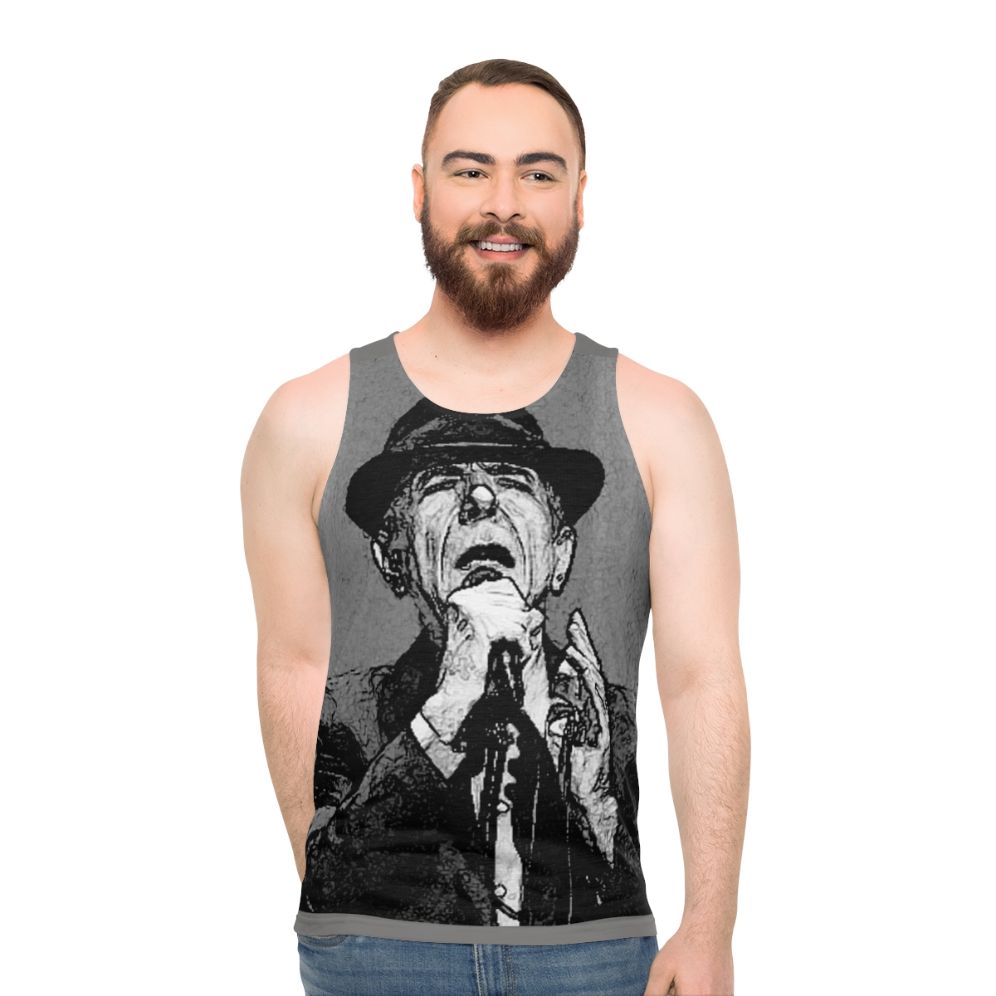 Leonard Cohen Unisex Tank Top