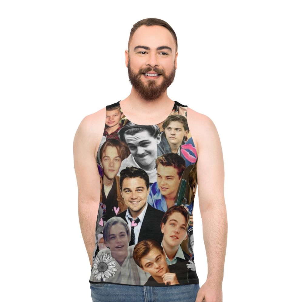 Leonardo DiCaprio movie fan art graphic tank top