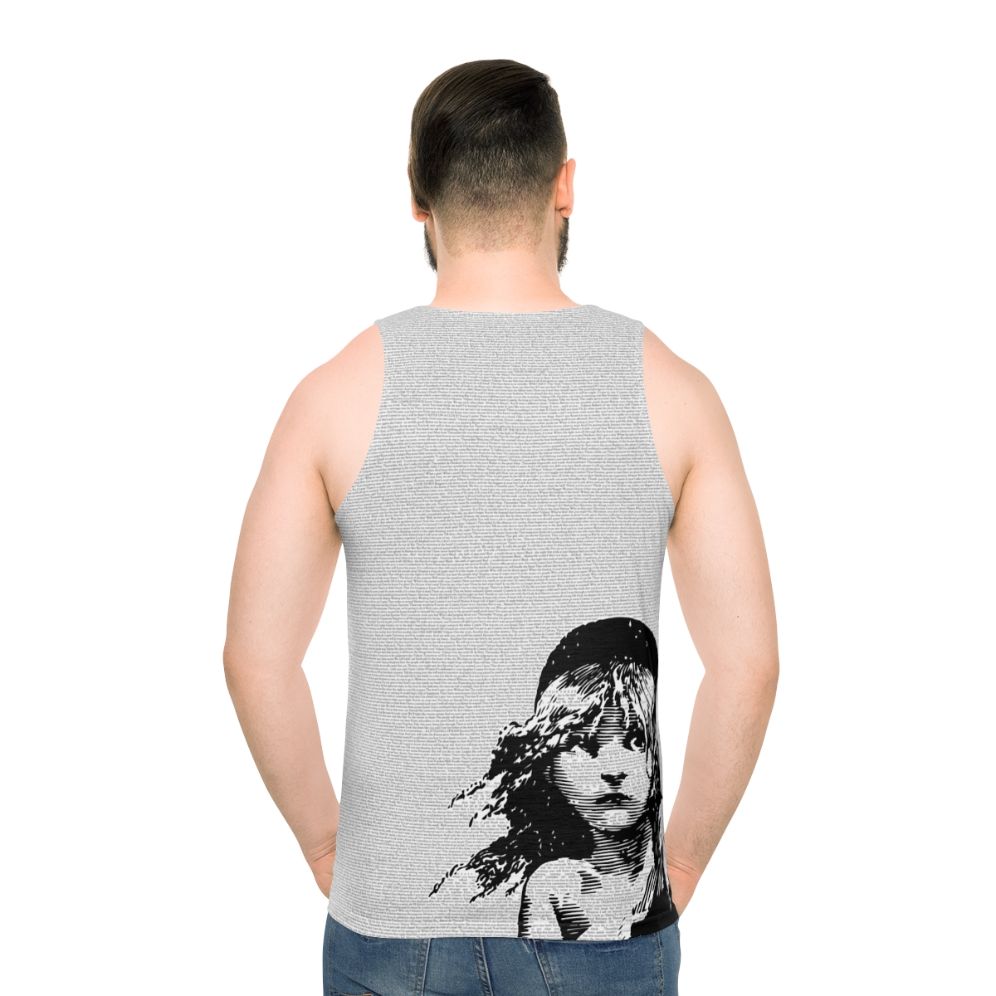 Les Miserables Musical Unisex Tank Top with Script and Lyrics