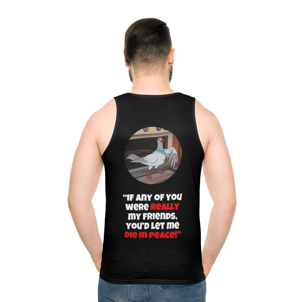 Let Me Die in Peace Unisex Sarcastic Tank Top