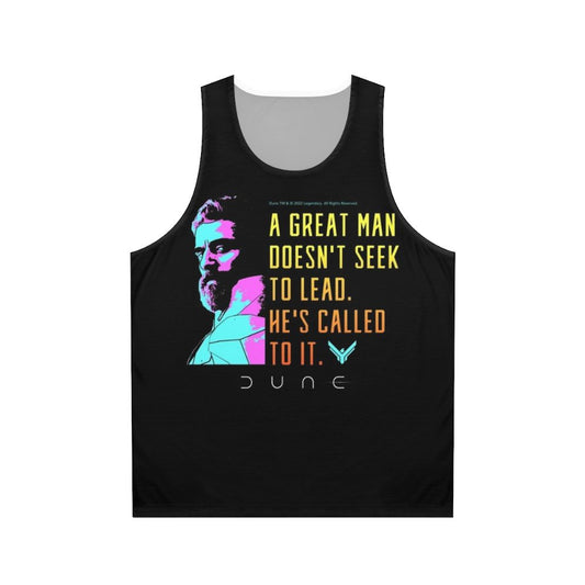 Leto Atreides Dune Movie Leadership Quote Unisex Tank Top