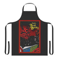 "Let's Read Books Themed Apron with Sci-Fi Inspired Design"
