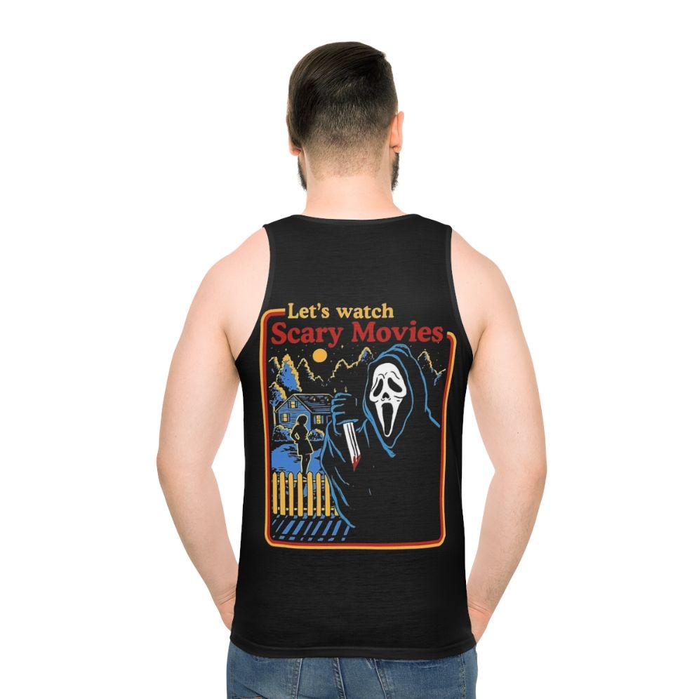 "Let's Watch Scary Movies" Unisex Tank Top for Horror Movie Fans