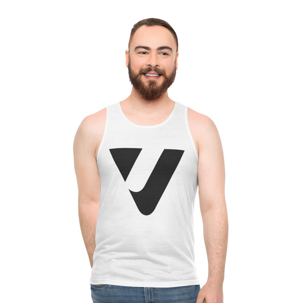 Letter V Logo Unisex Tank Top