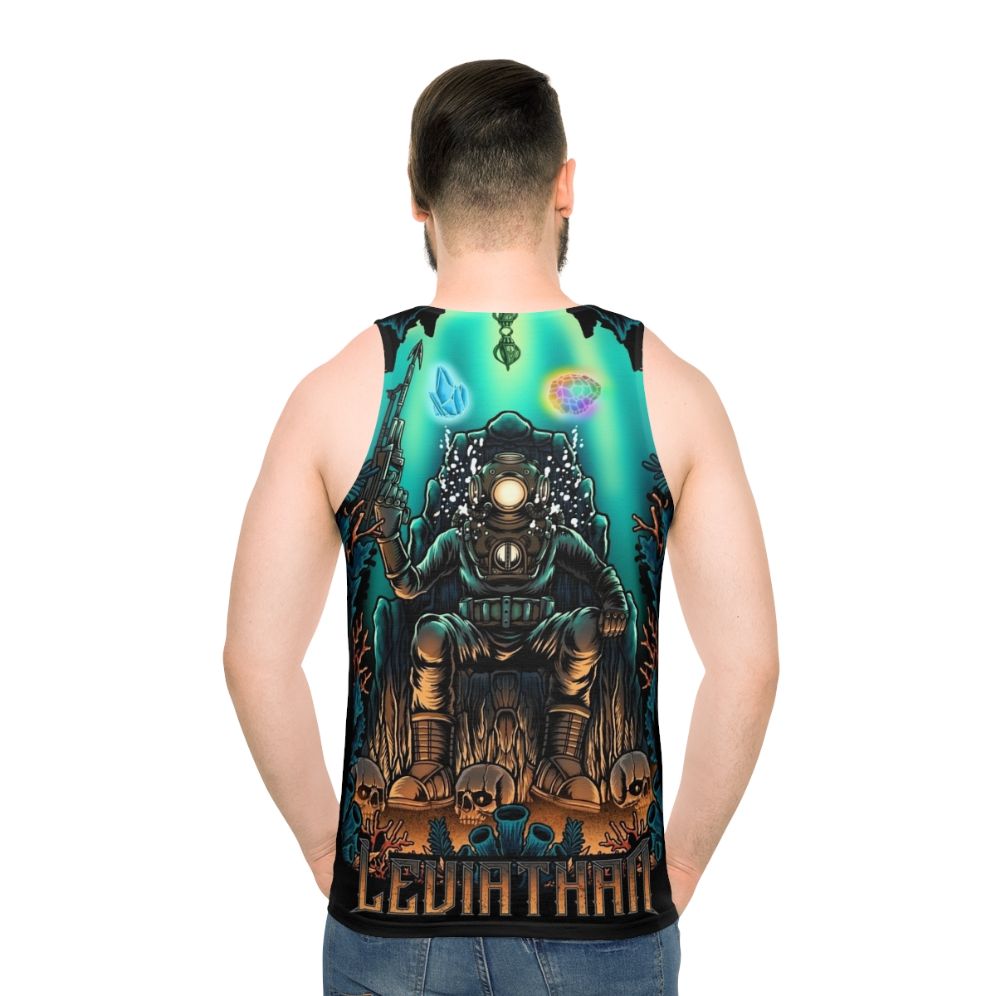 Leviathan diver unisex custom tank top